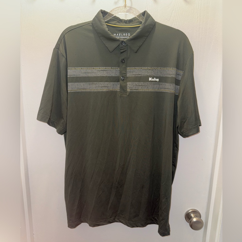 Maelreg Performance Golf Polo Shirt Mens Size XL